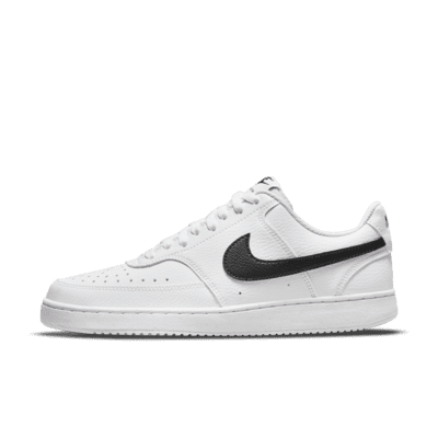 Nike girl shoes black and white best sale